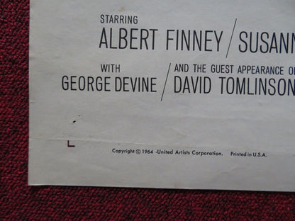 TOM JONES FOLDED U.S ONE SHEET POSTER GEORGE DEVINE RACHEL KEMPSON 1963 Movie posters