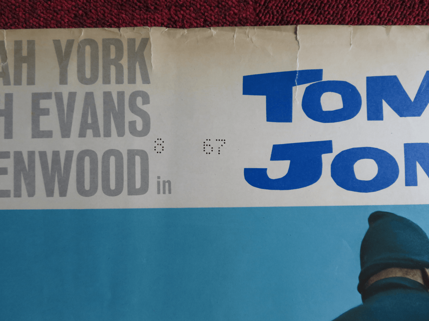 TOM JONES ITALIAN FOTOBUSTA POSTER GEORGE DEVINE SUSANNAH YORK 1963 Rendezvous Cinema Movie posters