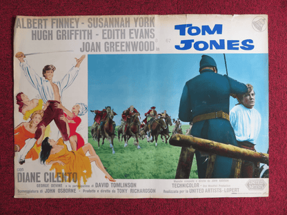 TOM JONES ITALIAN FOTOBUSTA POSTER GEORGE DEVINE SUSANNAH YORK 1963 Rendezvous Cinema Movie posters