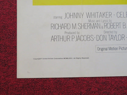 TOM SAWYER FOLDED US ONE SHEET POSTER JOHNNY WHITAKER CELESTE HOLM 1973 Movie posters