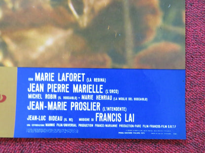 TOM THUMB - A ITALIAN FOTOBUSTA POSTER MARIE LAFORET JEAN PIERRE MARIELLE 1972 Rendezvous Cinema Movie posters