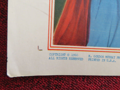 TOM THUMB AND LITTLE RED RIDING HOOD US HALF SHEET (22"x 28") POSTER 1966 Movie posters