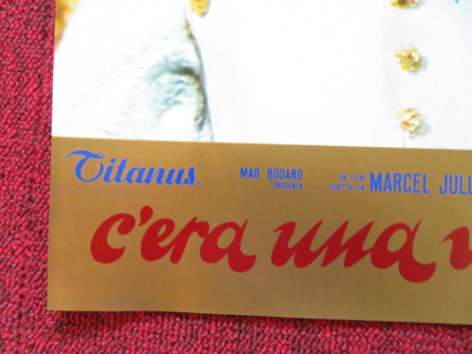 TOM THUMB - E ITALIAN FOTOBUSTA POSTER MARIE LAFORET JEAN PIERRE MARIELLE 1972 Rendezvous Cinema Movie posters