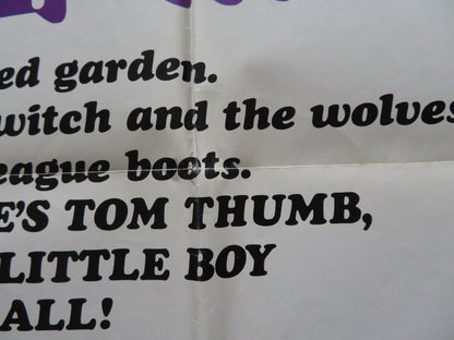 TOM THUMB FOLDED US ONE SHEET POSTER CHARLES PERRAULT MICHEL ROBIN 1975 Movie posters
