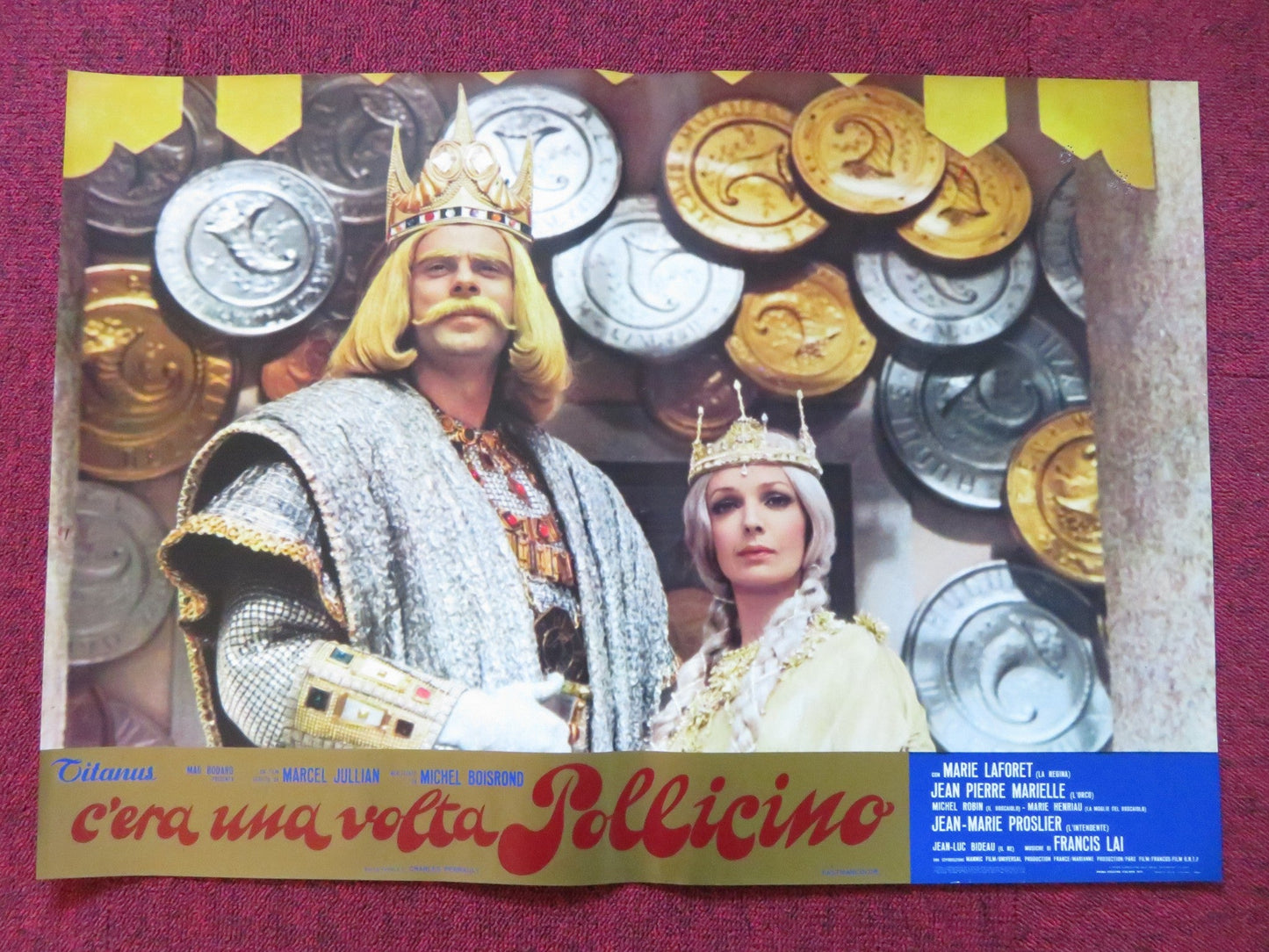 TOM THUMB - G ITALIAN FOTOBUSTA POSTER MARIE LAFORET JEAN PIERRE MARIELLE 1972 Rendezvous Cinema Movie posters