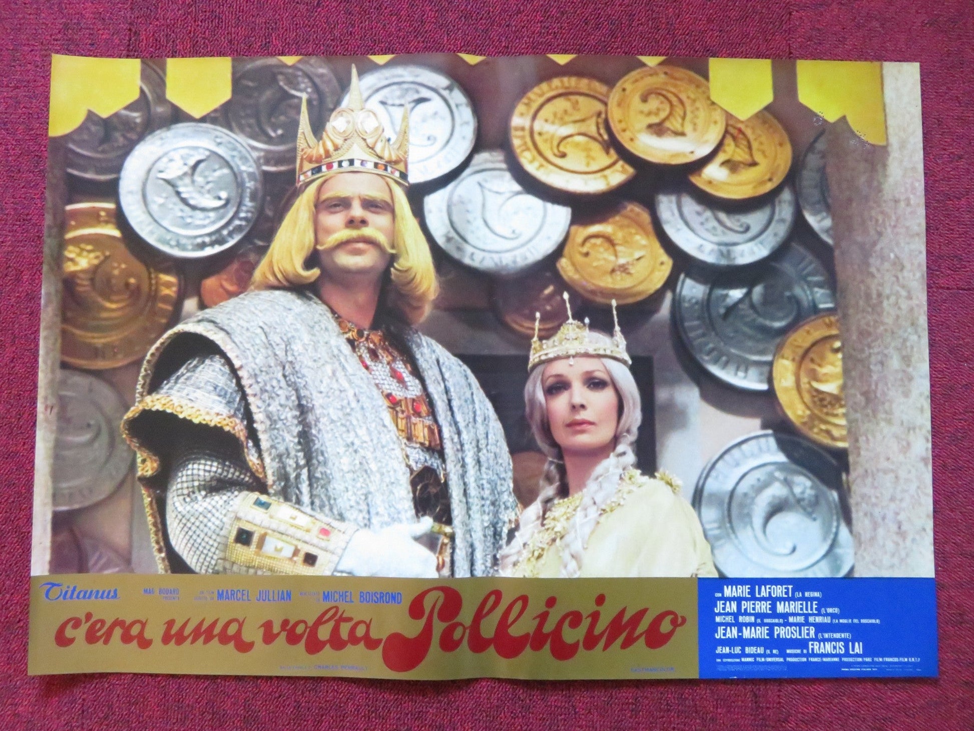 TOM THUMB - G ITALIAN FOTOBUSTA POSTER MARIE LAFORET JEAN PIERRE MARIELLE 1972 Rendezvous Cinema Movie posters