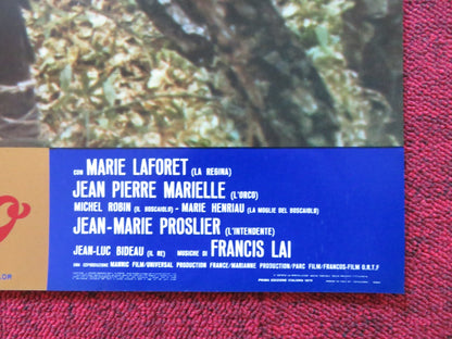 TOM THUMB - H ITALIAN FOTOBUSTA POSTER MARIE LAFORET JEAN PIERRE MARIELLE 1972 Rendezvous Cinema Movie posters