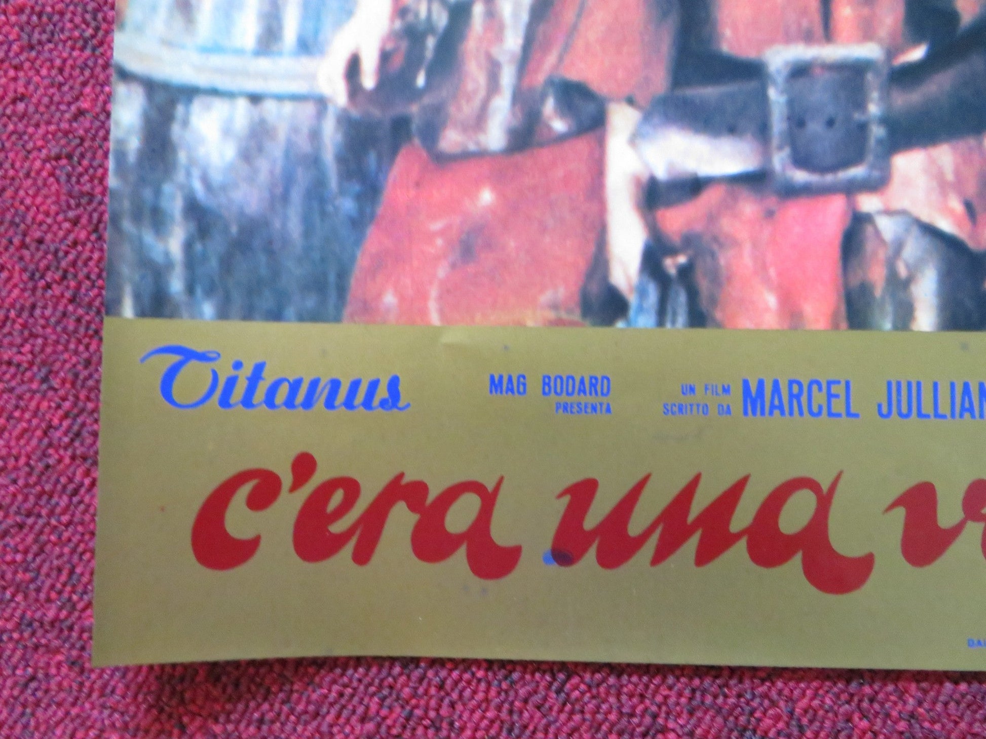 TOM THUMB - J ITALIAN FOTOBUSTA POSTER MARIE LAFORET JEAN PIERRE MARIELLE 1972 Rendezvous Cinema Movie posters