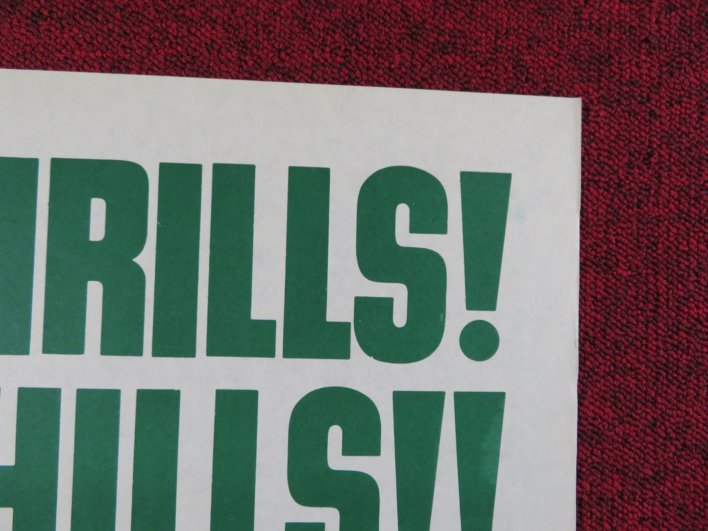 TOMB OF TORTURE / CAVE OF LIVING DEAD COMBO FOLDED US ONE SHEET POSTER 1966 Rendezvous Cinema Movie posters