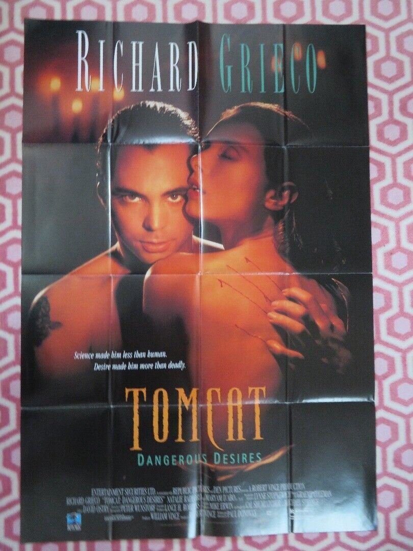 TOMCAT: DANGEROUS DESIRES NOMINATIONS FOLDED US ONE SHEET POSTER R GRIECO 1993 Movie posters