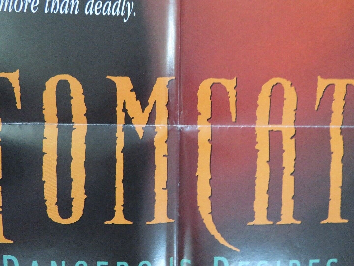 TOMCAT: DANGEROUS DESIRES NOMINATIONS FOLDED US ONE SHEET POSTER R GRIECO 1993 Movie posters