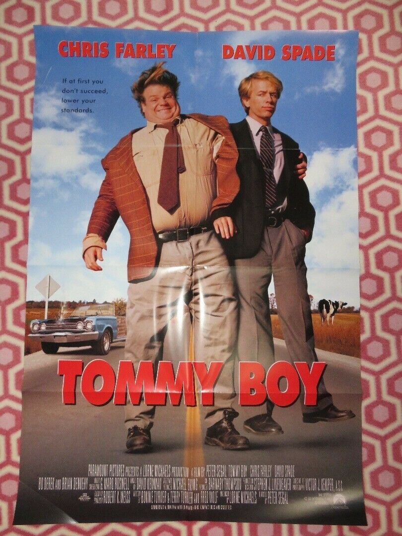 TOMMY BOY US ONE SHEET POSTER DAVID SPADE CHRIS FARLEY 1995 Rendezvous Cinema Movie posters
