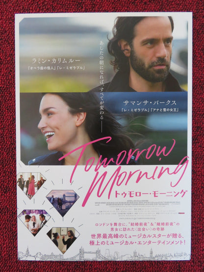 TOMORROW MORNING JAPANESE CHIRASHI (B5) POSTER JOAN COLLINS SAMANTHA BARKS 2022 Rendezvous Cinema Movie posters
