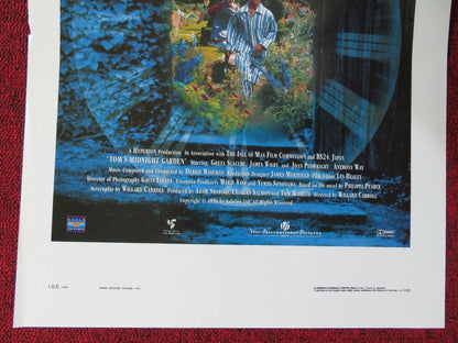 TOM'S MIDNIGHT GARDEN ITALIAN LOCANDINA (27.5"x13") POSTER JAMES WILBY 1999 Movie posters
