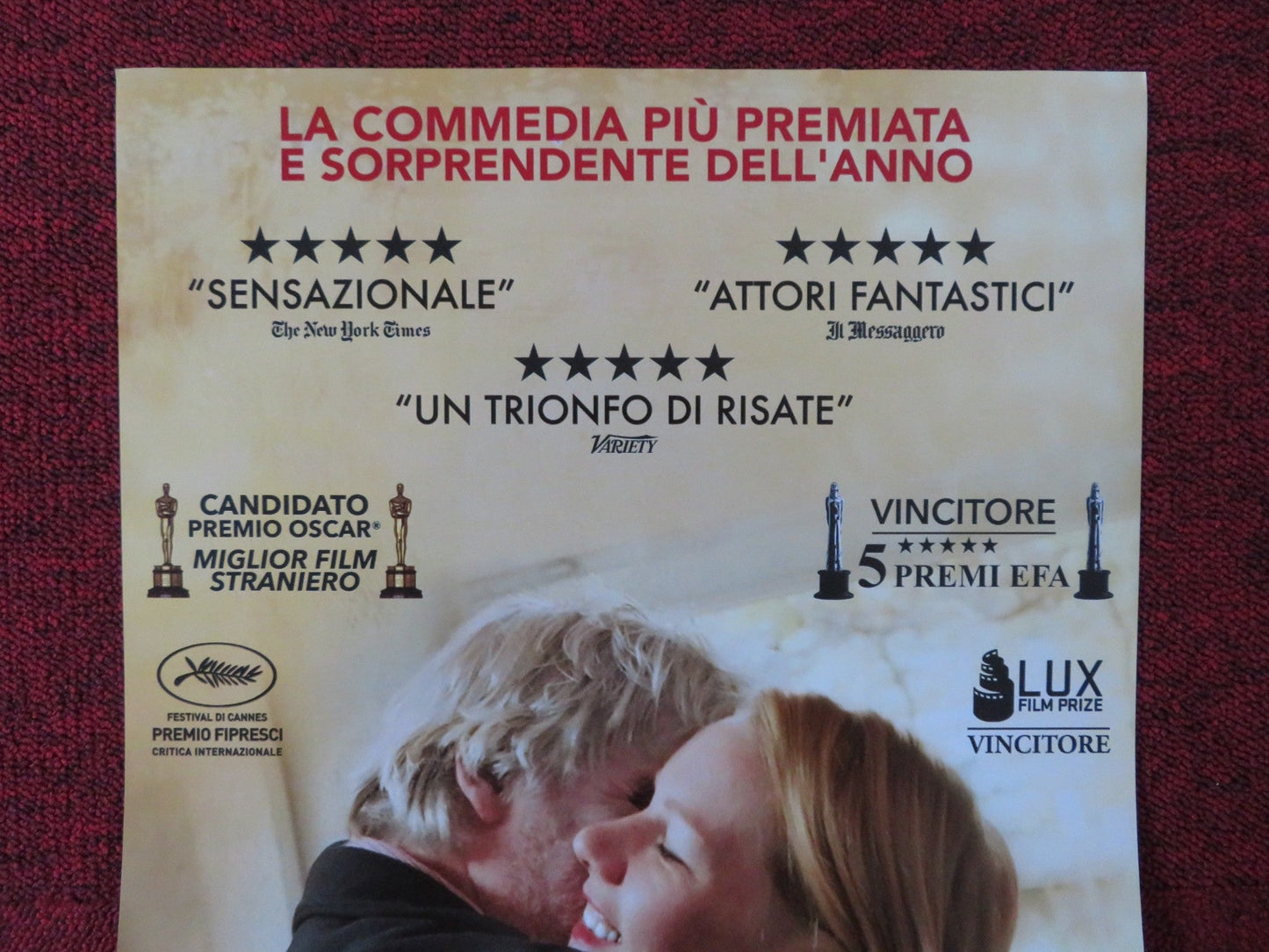 TONI ERDMANN ITALIAN LOCANDINA POSTER SANDRA HULLER 2016 Rendezvous Cinema Movie posters