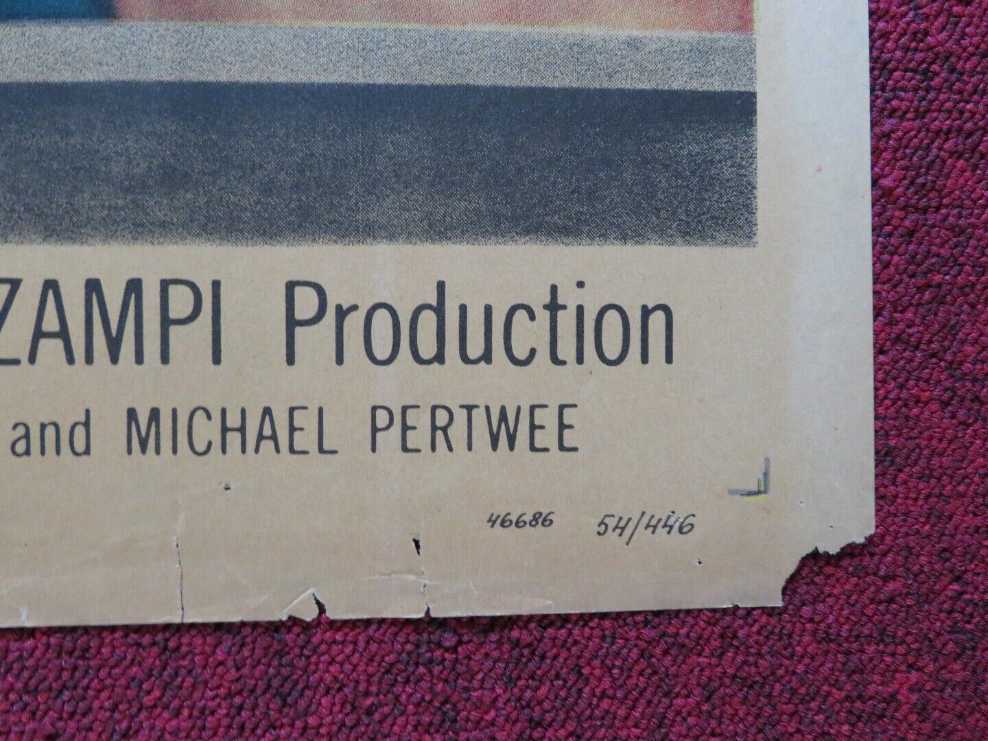 TONIGHT'S THE NIGHT FOLDED U.S ONE SHEET POSTER DAVID NIVEN YVONNE DE CARLO 1954 - Rendezvous Cinema