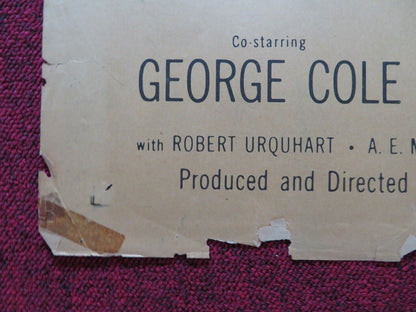 TONIGHT'S THE NIGHT FOLDED U.S ONE SHEET POSTER DAVID NIVEN YVONNE DE CARLO 1954 - Rendezvous Cinema