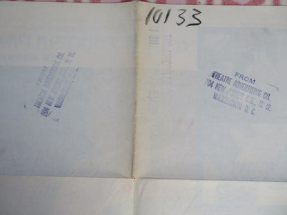 TOO MUCH TOO SOON FOLDED US ONE SHEET POSTER DOROTHY MALONE ERROL FLYNN 1958 Movie posters