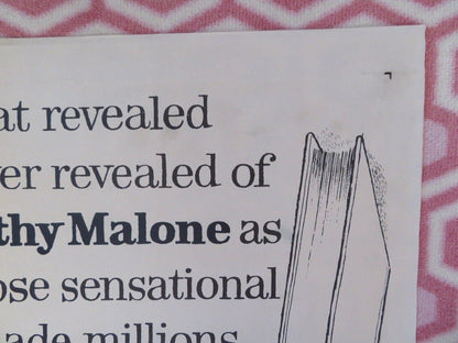 TOO MUCH TOO SOON FOLDED US ONE SHEET POSTER DOROTHY MALONE ERROL FLYNN 1958 Movie posters