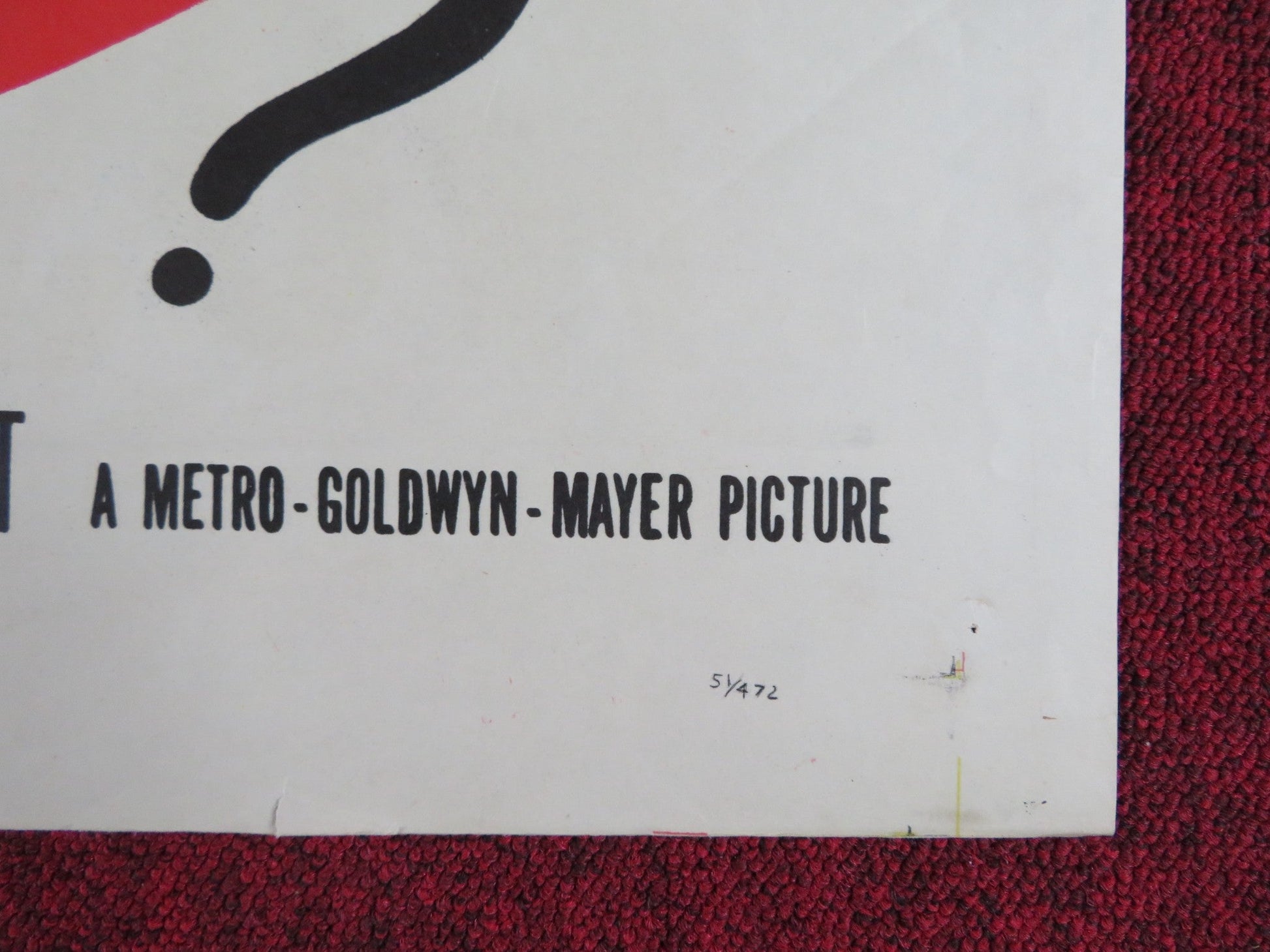 TOO YOUNG TO KISS FOLDED US ONE SHEET POSTER VAN JOHNSON JUNE ALLYSON 1951 Rendezvous Cinema Movie posters