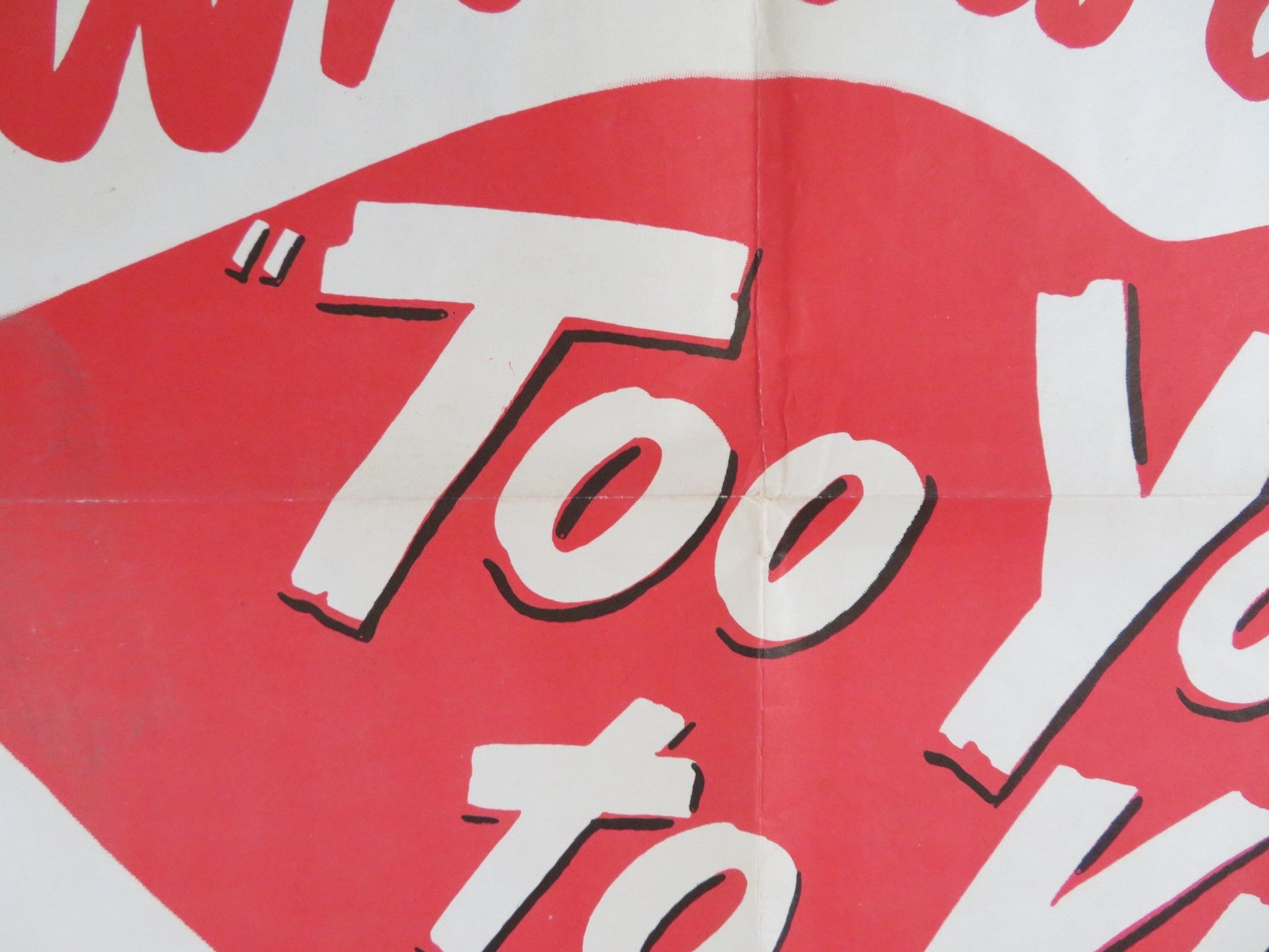 TOO YOUNG TO KISS FOLDED US ONE SHEET POSTER VAN JOHNSON JUNE ALLYSON 1951 Rendezvous Cinema Movie posters