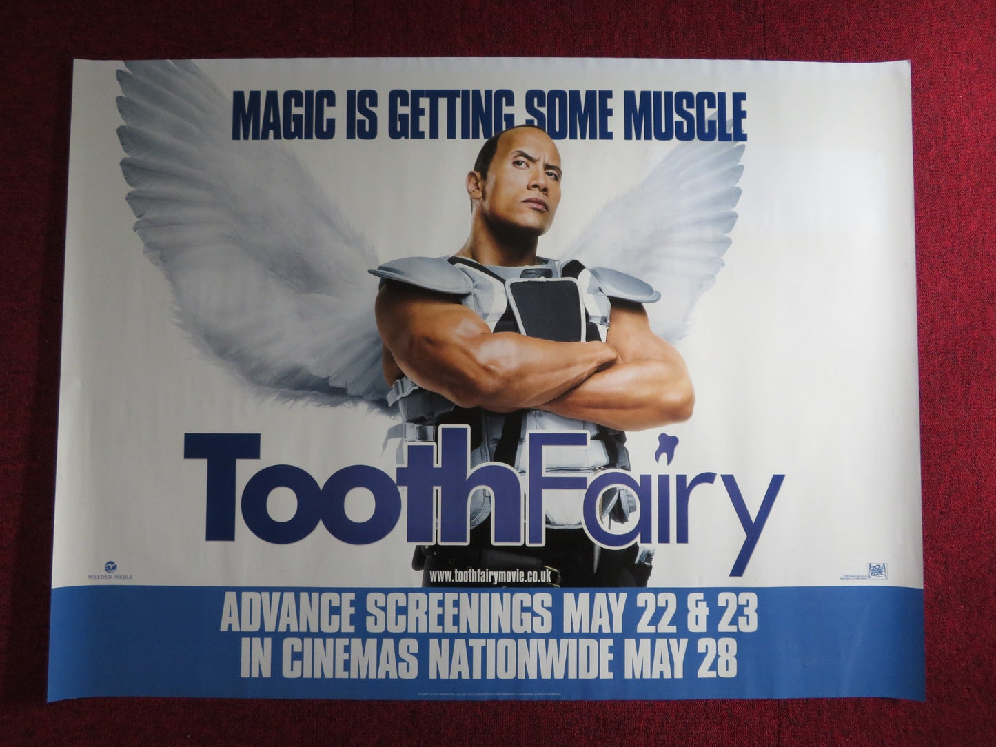 TOOTH FAIRY UK QUAD (30"x 40") ROLLED POSTER DWAYNE JOHNSON ASHLEY JUDD 2010 Rendezvous Cinema Movie posters