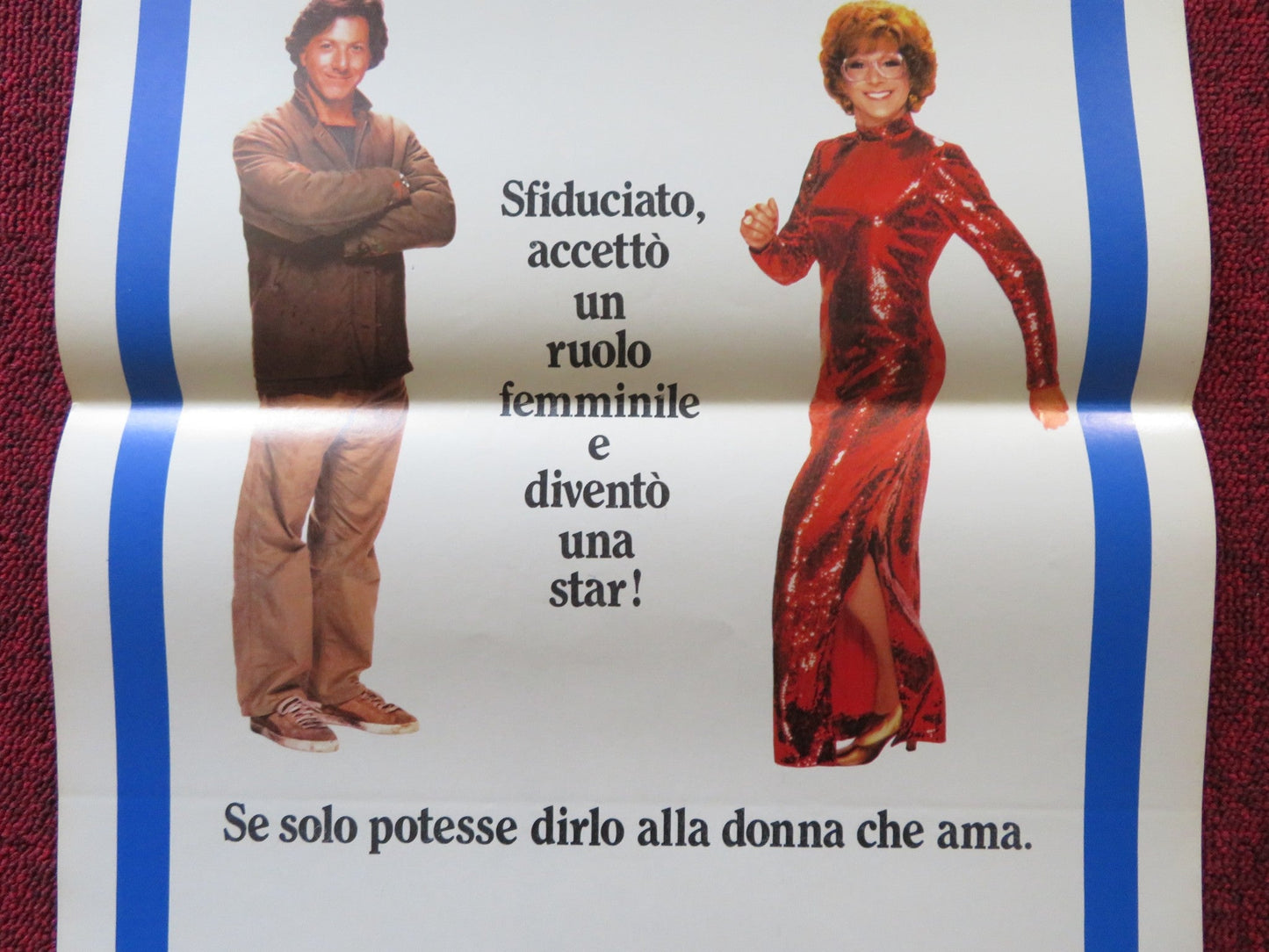 TOOTSIE ITALIAN LOCANDINA POSTER DUSTIN HOFFMAN JESSICA LANGE 1982 Rendezvous Cinema Movie posters