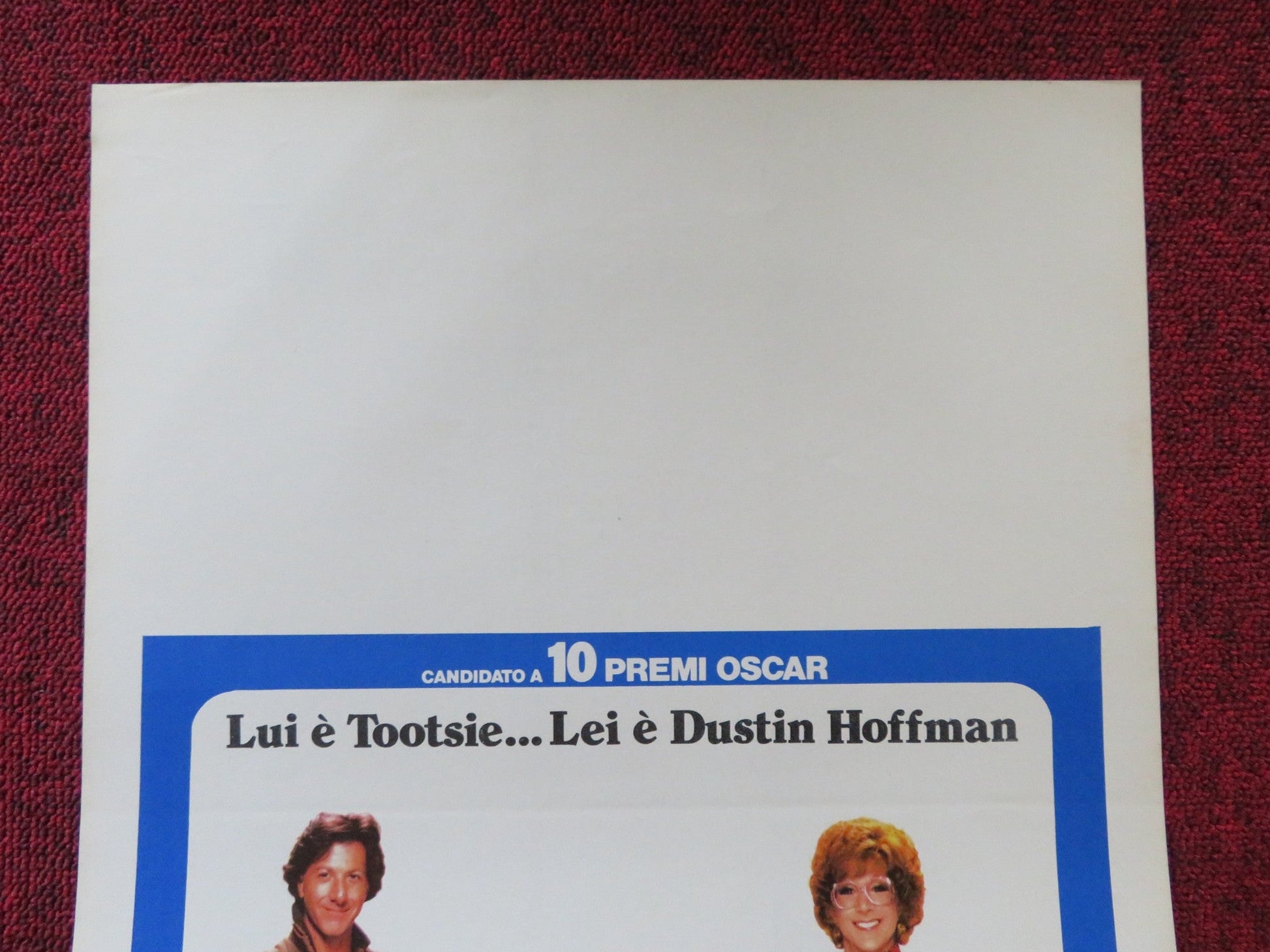 TOOTSIE ITALIAN LOCANDINA POSTER DUSTIN HOFFMAN JESSICA LANGE 1982 Rendezvous Cinema Movie posters