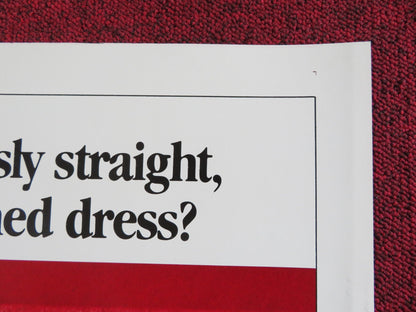 TOOTSIE - STYLE B FOLDED US ONE SHEET POSTER DUSTIN HOFFMAN JESSICA LANGE 1982 Rendezvous Cinema Movie posters