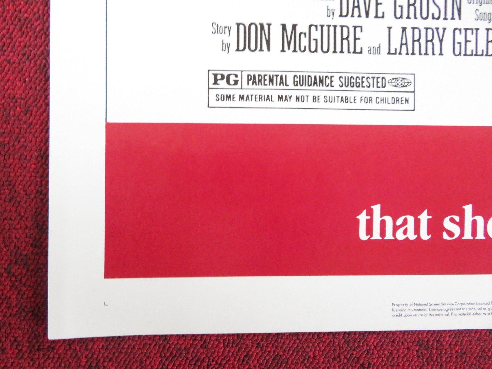 TOOTSIE - STYLE B FOLDED US ONE SHEET POSTER DUSTIN HOFFMAN JESSICA LANGE 1982 Rendezvous Cinema Movie posters