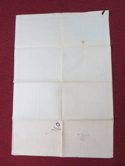 TOP SECRET AFFAIR FOLDED US ONE SHEET POSTER SUSAN HAYWARD KIRK DOUGLAS 1957 Rendezvous Cinema Movie posters