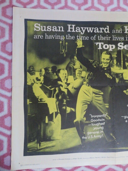 TOP SECRET AFFAIR US HALF SHEET (22"x 28") POSTER KIRK DOUGLAS 1957 Movie posters