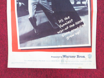 TOP SECRET AFFAIR US INSERT (14"x 36") POSTER KIRK DOUGLAS SUSAN HAYWARD 1957 Rendezvous Cinema Movie posters