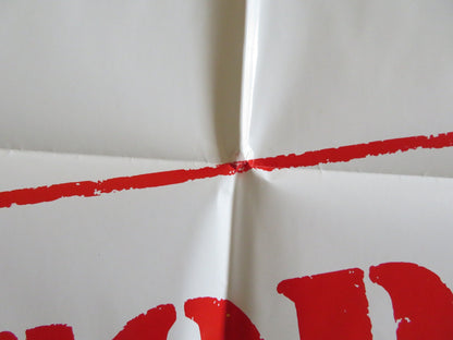 TOP SECRET! FOLDED US ONE SHEET POSTER VAL KILMER OMAR SHARIF 1984 Rendezvous Cinema Movie posters