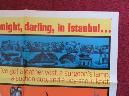 TOPKAPI FOLDED US ONE SHEET POSTER MELINA MERCOURI PETER USTINOV 1964 Movie posters