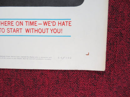 TOPKAPI US HALF SHEET (22"x 28") POSTER MELINA MERCOURI PETER USTINOV 1964 Rendezvous Cinema Movie posters