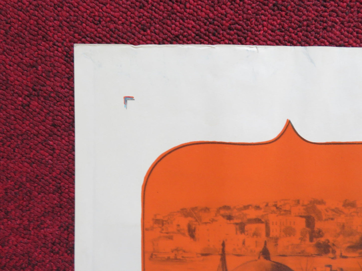 TOPKAPI US HALF SHEET (22"x 28") POSTER MELINA MERCOURI PETER USTINOV 1964 Rendezvous Cinema Movie posters