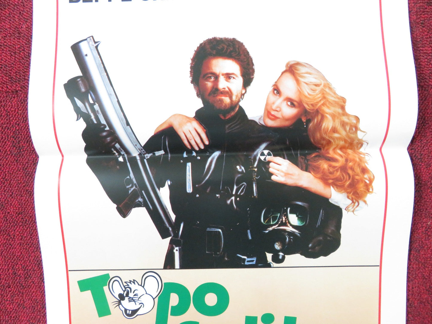 TOPO GALILEO ITALIAN LOCANDINA POSTER BEPPE GRILLO JERRY HALL 1988 Rendezvous Cinema Movie posters