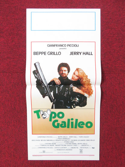 TOPO GALILEO ITALIAN LOCANDINA POSTER BEPPE GRILLO JERRY HALL 1988 Rendezvous Cinema Movie posters