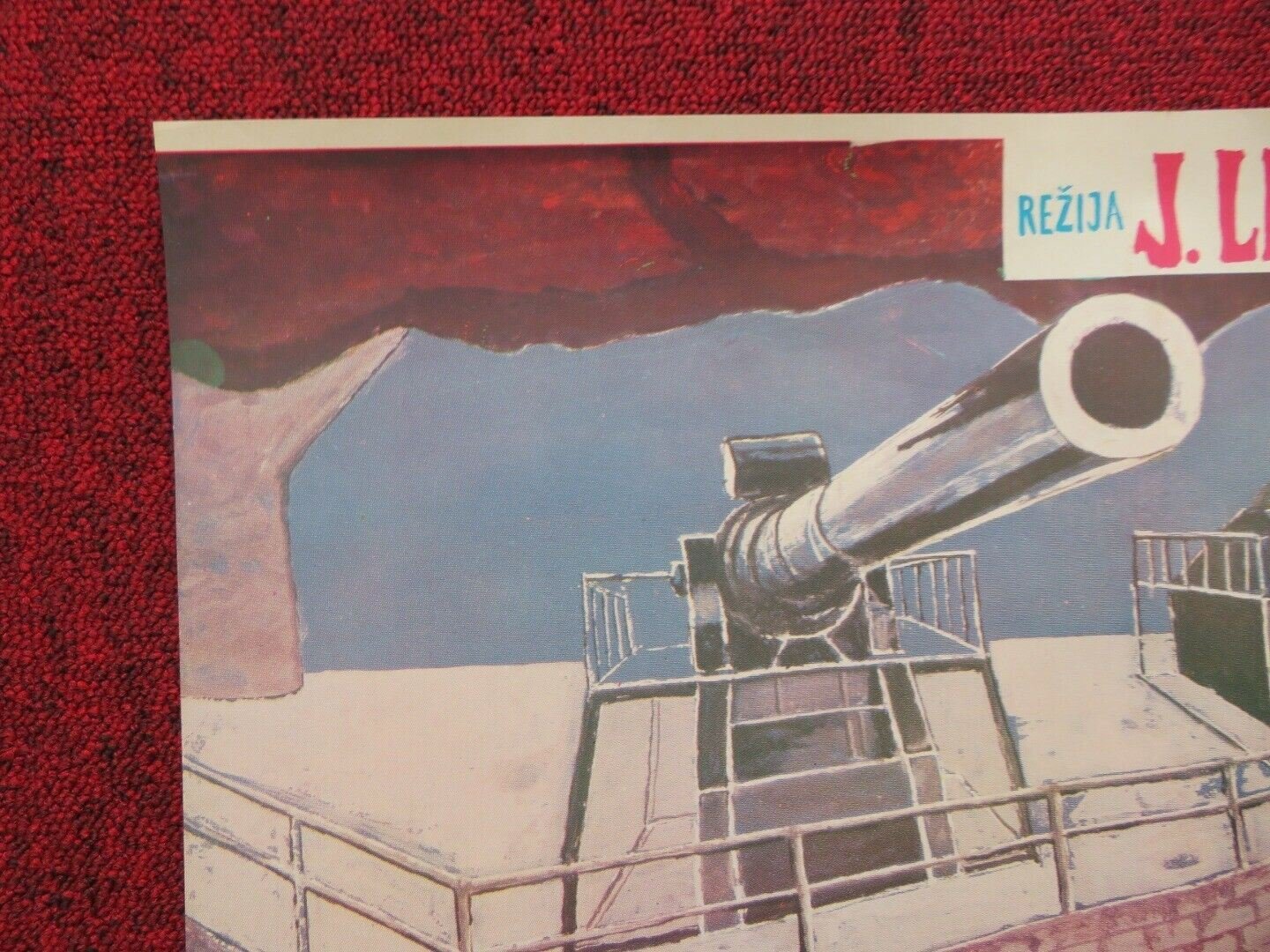 TOPOVI SA NAVARONA/ The Guns of Navarone YUGOSLAVIAN (19"x 27.5") POSTER 1961 - Rendezvous Cinema