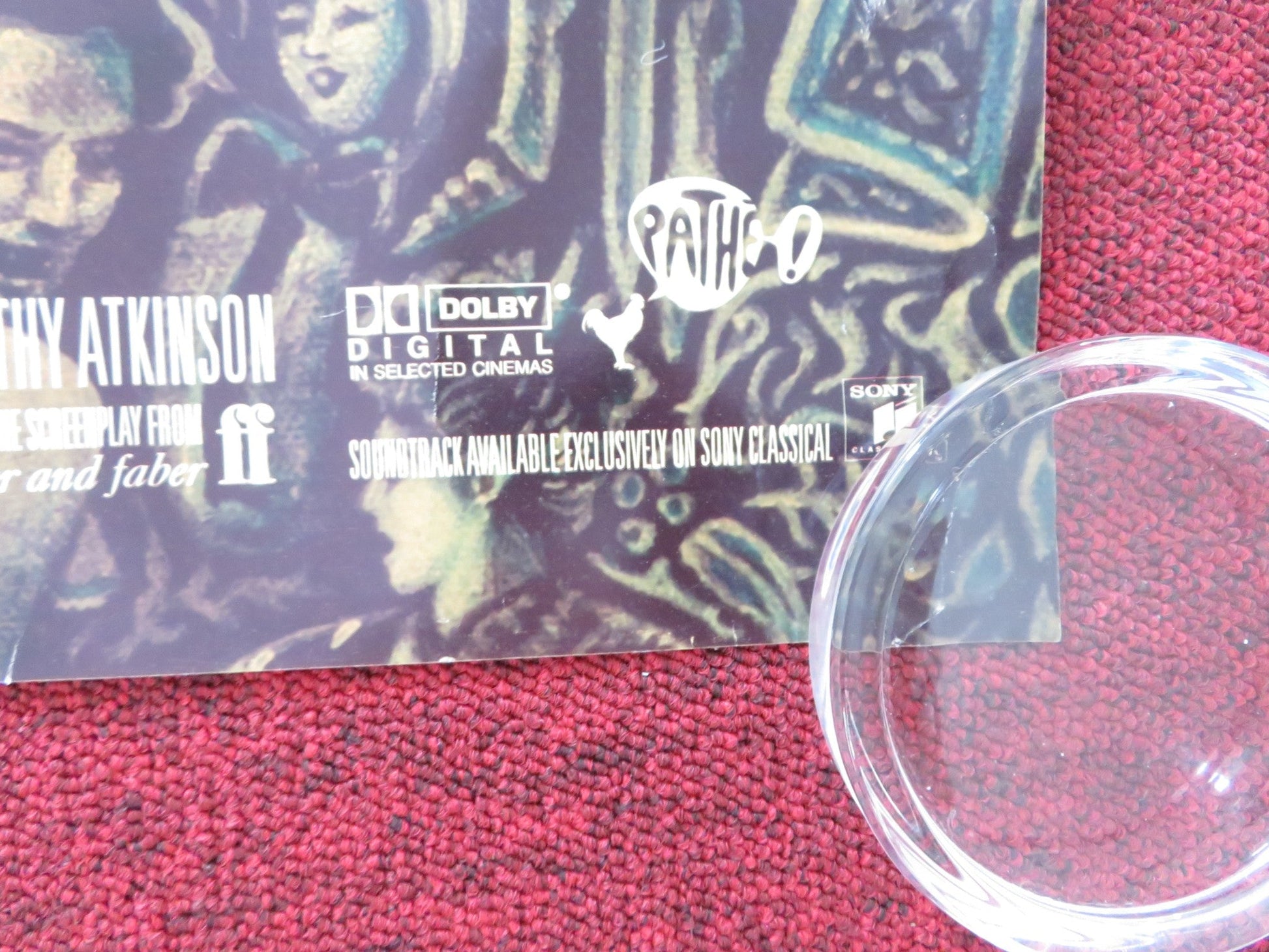 TOPSY TURVEY UK QUAD ROLLED POSTER TIMOTHY SPALL JIM BROADBENT 1999 Rendezvous Cinema Movie posters