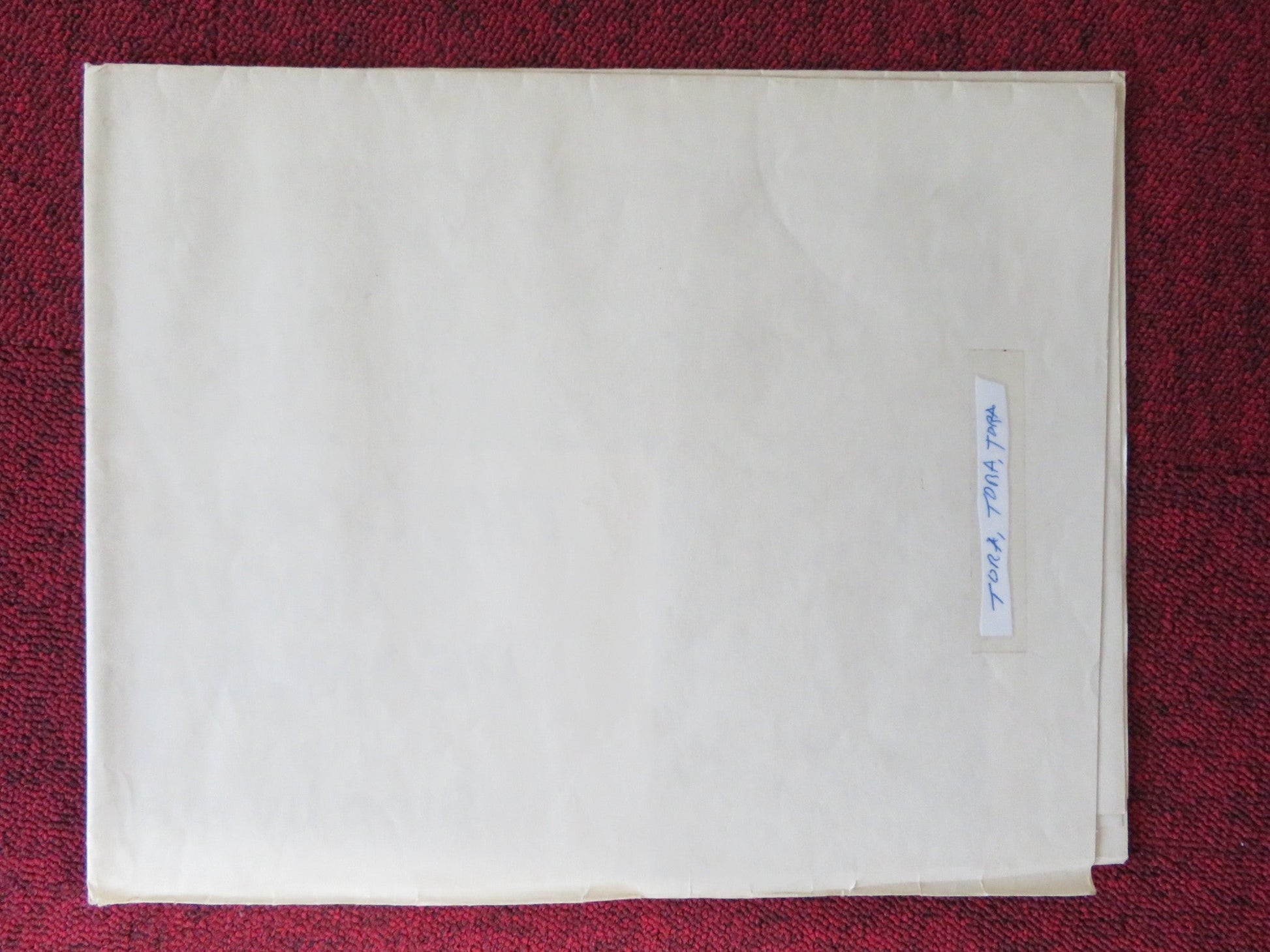 TORA! TORA! TORA! 32ND ANNIVERSARY FOLDED US ONE SHEET POSTER R1970 Rendezvous Cinema Movie posters