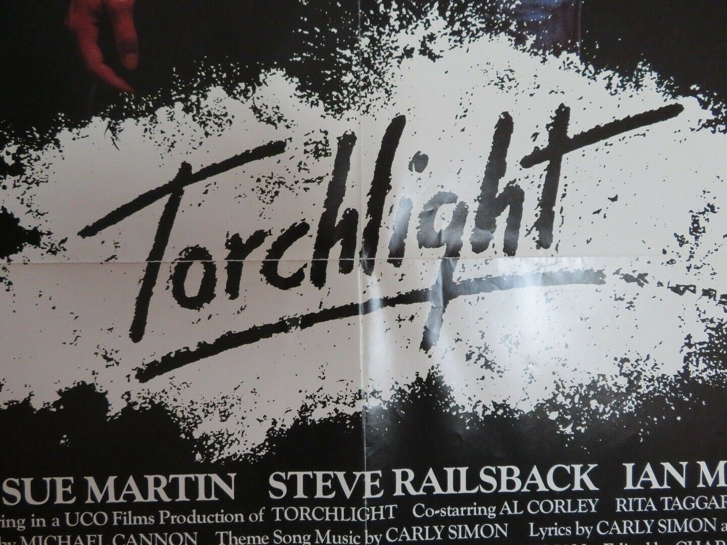 TORCHLIGHT US ONE SHEET POSTER PAMELA SUE MARTIN 1984 Movie posters