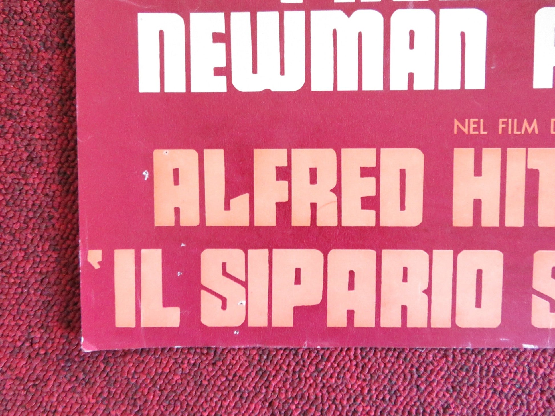 TORN CURTAIN - A ITALIAN FOTOBUSTA POSTER HITCHCOCK PAUL NEWMAN J. ANDREWS 1966 Rendezvous Cinema Movie posters