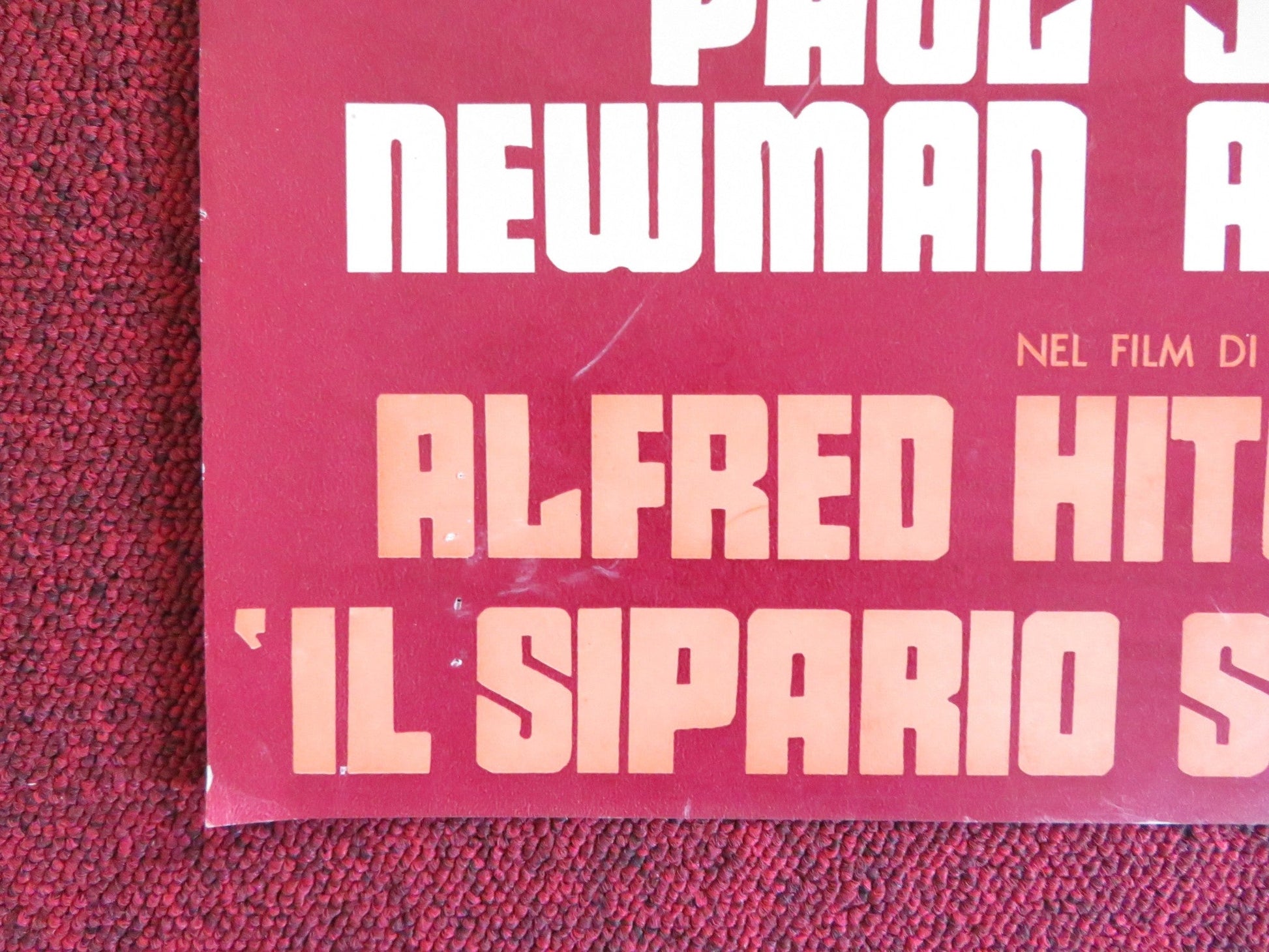 TORN CURTAIN - B ITALIAN FOTOBUSTA POSTER HITCHCOCK PAUL NEWMAN J. ANDREWS 1966 Rendezvous Cinema Movie posters