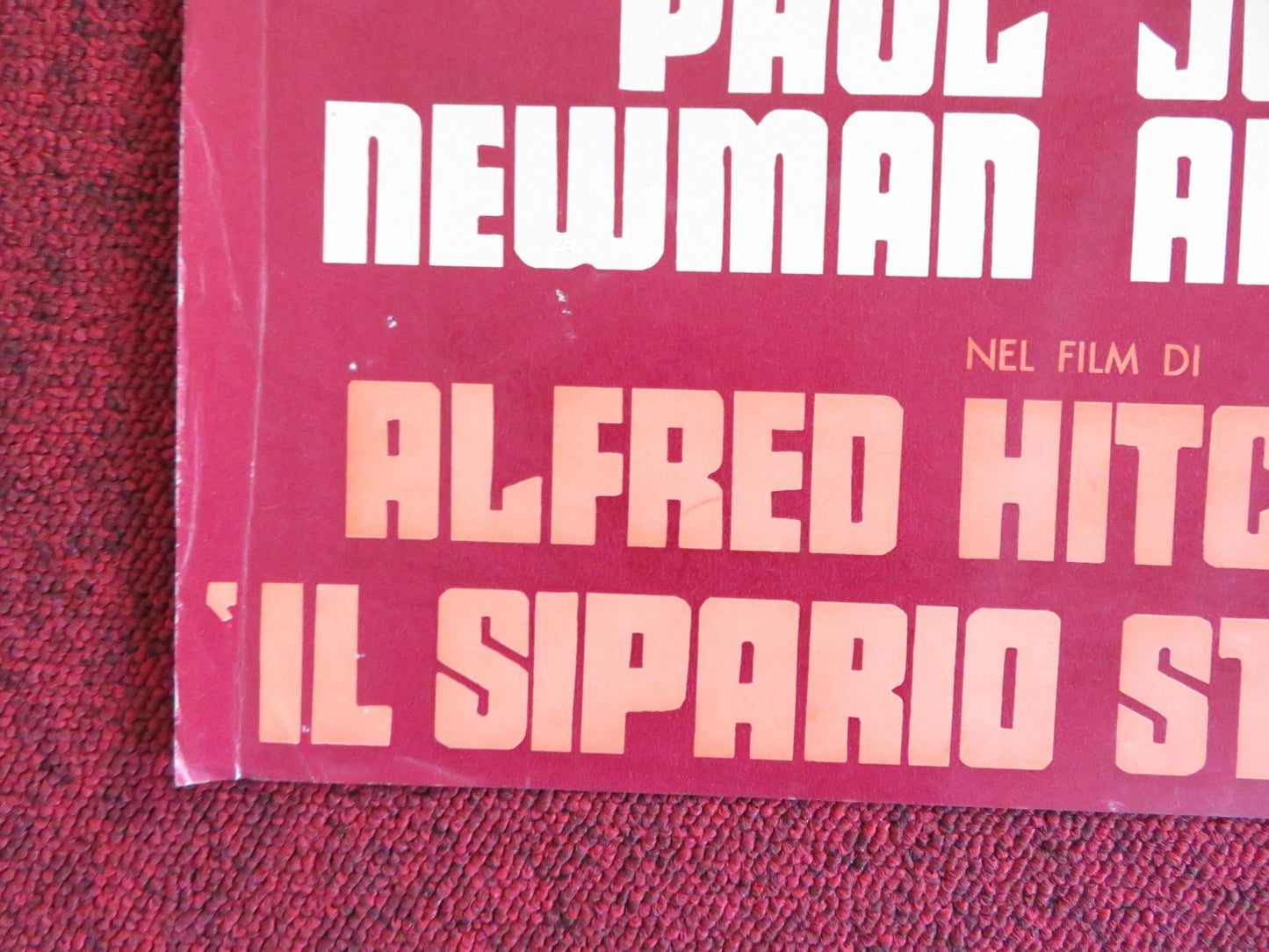 TORN CURTAIN - C ITALIAN FOTOBUSTA POSTER HITCHCOCK PAUL NEWMAN J. ANDREWS 1966 Rendezvous Cinema Movie posters