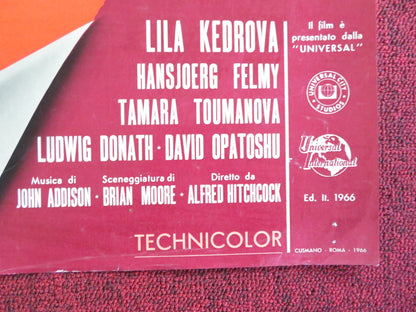 TORN CURTAIN - E ITALIAN FOTOBUSTA POSTER HITCHCOCK PAUL NEWMAN J. ANDREWS 1966 Rendezvous Cinema Movie posters