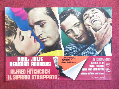 TORN CURTAIN - G ITALIAN FOTOBUSTA POSTER HITCHCOCK PAUL NEWMAN J. ANDREWS 1966 Rendezvous Cinema Movie posters