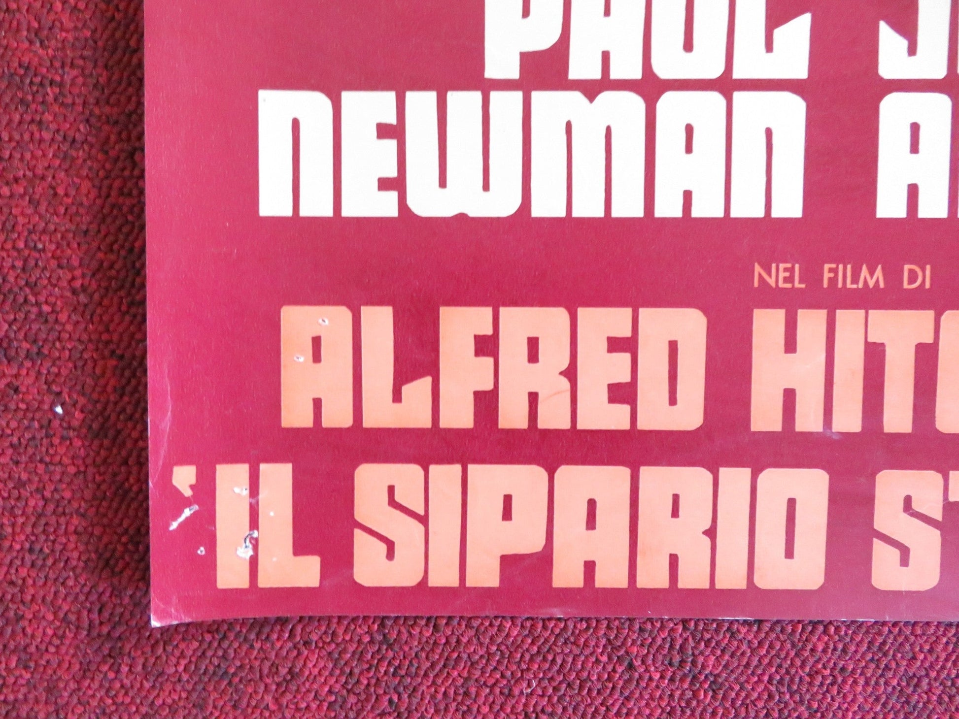 TORN CURTAIN - G ITALIAN FOTOBUSTA POSTER HITCHCOCK PAUL NEWMAN J. ANDREWS 1966 Rendezvous Cinema Movie posters