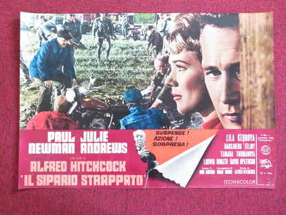 TORN CURTAIN - I ITALIAN FOTOBUSTA POSTER HITCHCOCK PAUL NEWMAN J. ANDREWS 1966 Rendezvous Cinema Movie posters